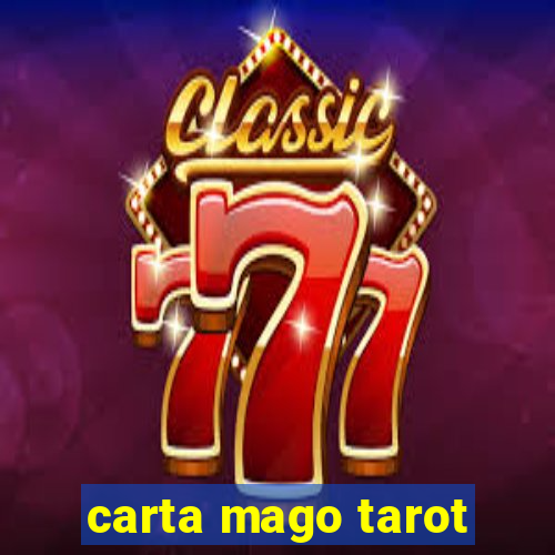 carta mago tarot